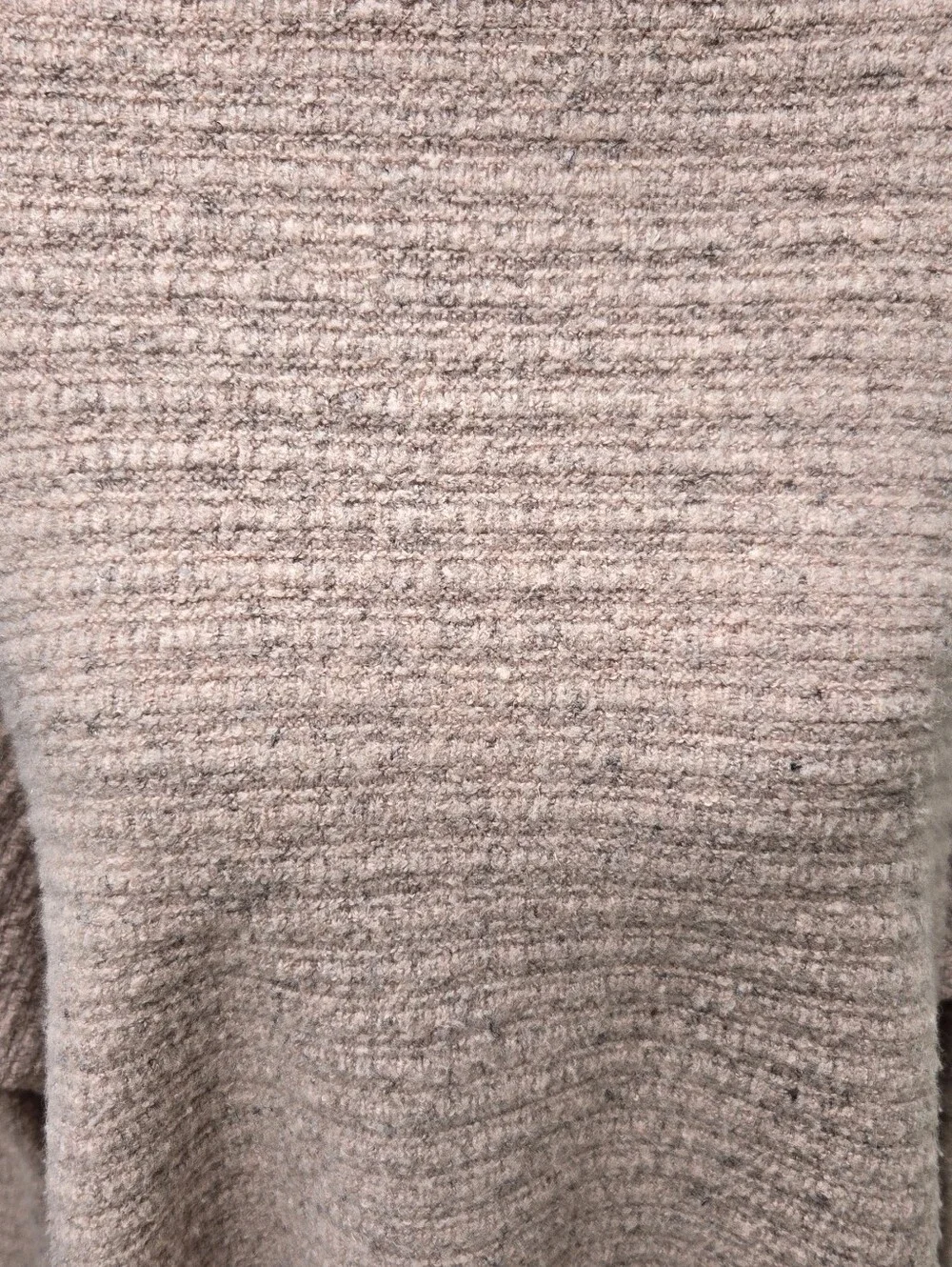Free People Arctic Fox Oversized Dusty Pink Knit Sweater with Back Zip